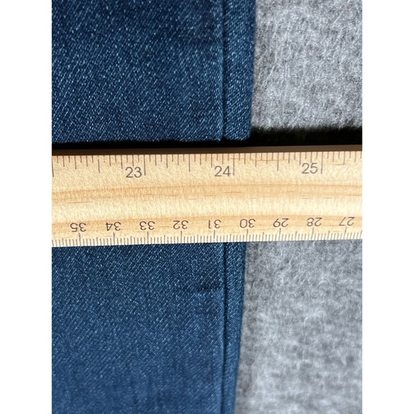 Lacoste Jeans Straight Fit‎ Dark Wash Stretch Waist Womens Size 42x30 - Picture 8 of 12